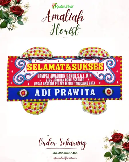 Papan Bunga Ucapan Selamat Banjar Negara